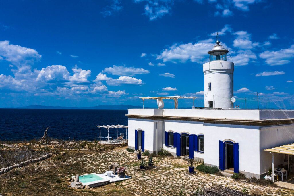 Formiche Islands Lighthouse, Tuscan Archipelago, Italy