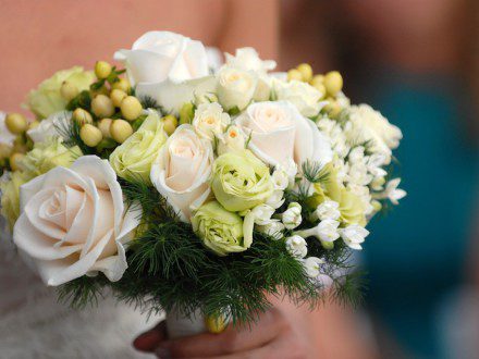 8 vendela lisianthus bouvardia ipericum ming bouquet