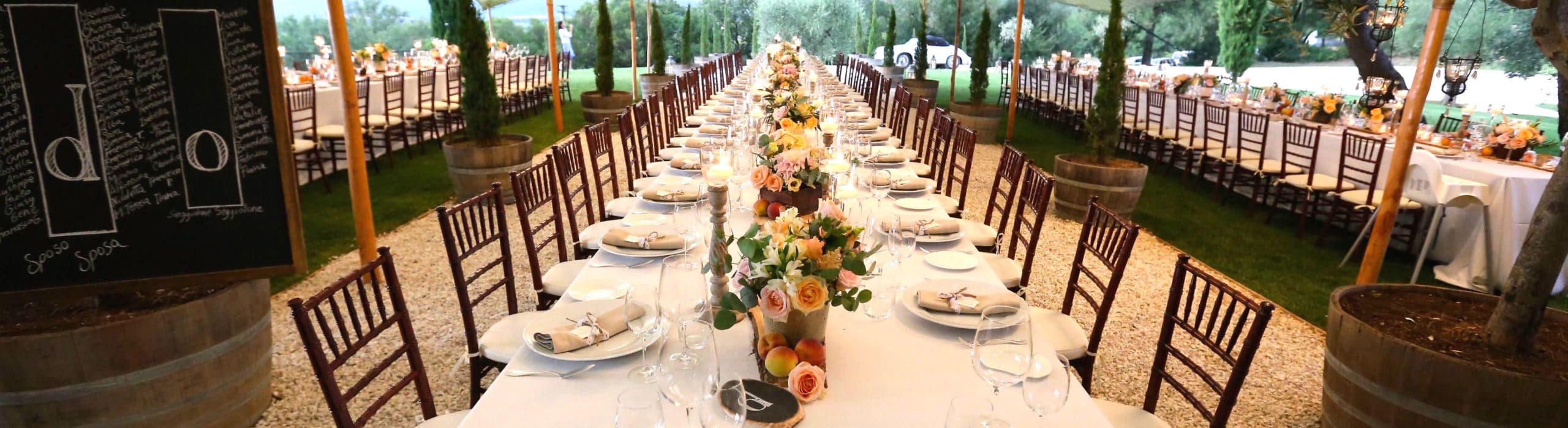 Tuscan Wedding Long Table
