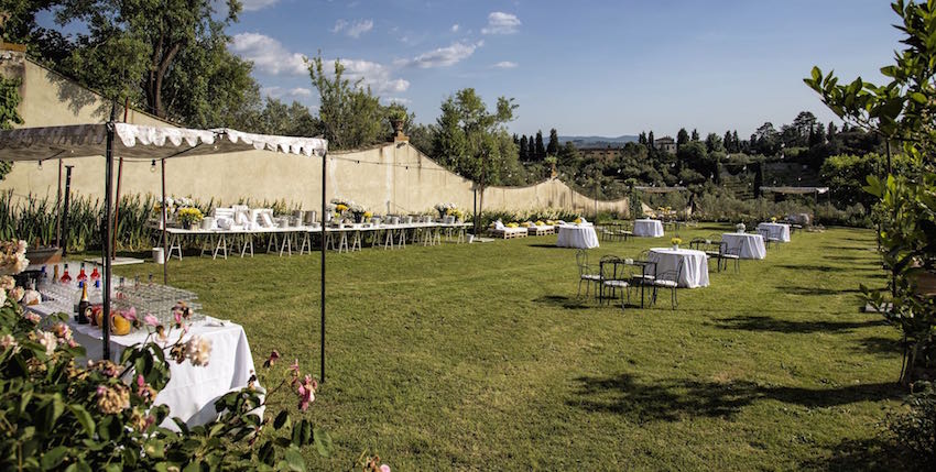 2 Florence medici wedding villa garden
