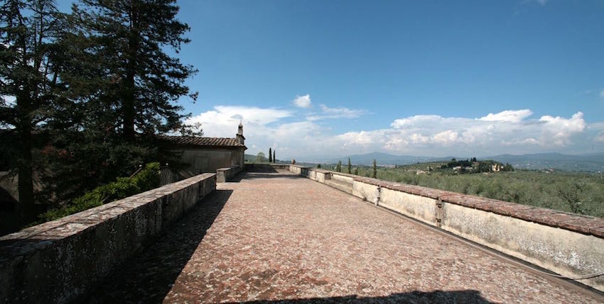 6 Medici wedding villa terrace overlooking florence
