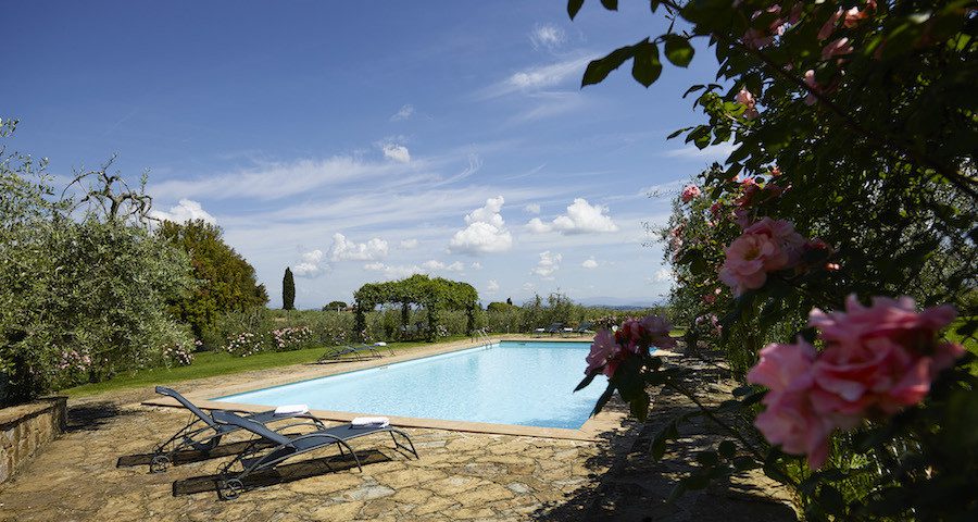 Chianti air conditioned villa - Castellare pool