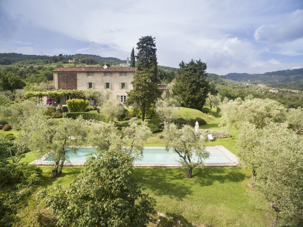 Casale dell'Olivo pool Aerial view
