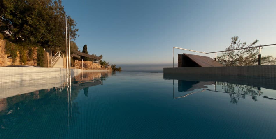elegant modern design tuscan villa infinity pool