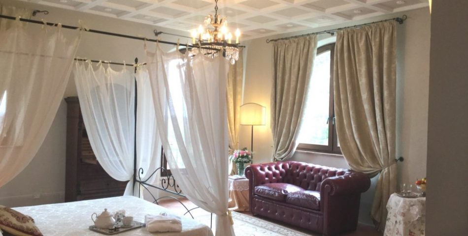 luxury villa in the brunello area master bedroom