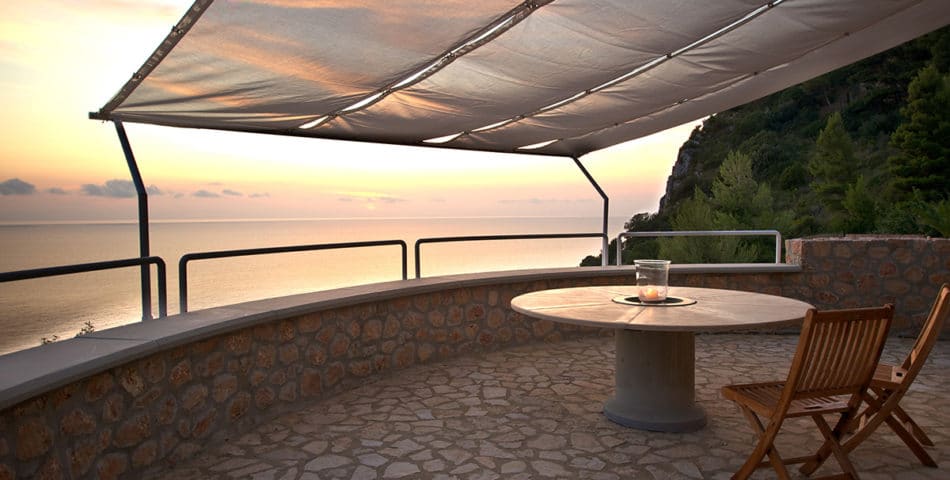stunning sunset view villa in tuscany terrace