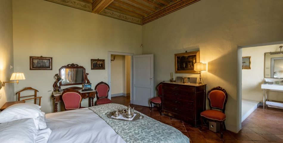 siena villa with spa and tennis court master suite