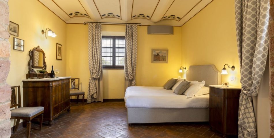 authentic tuscan villa bedroom