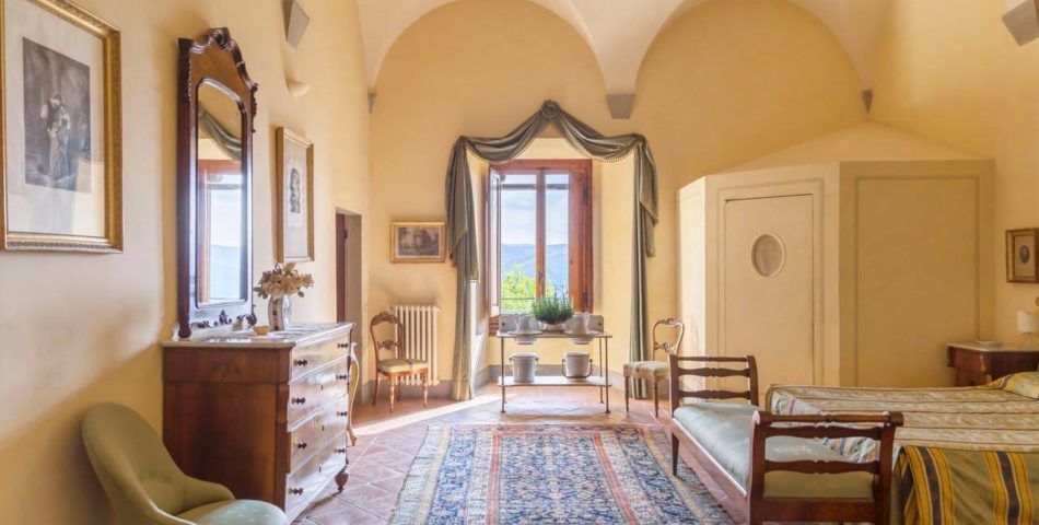 Six bedroom Tuscany Castle bedroom