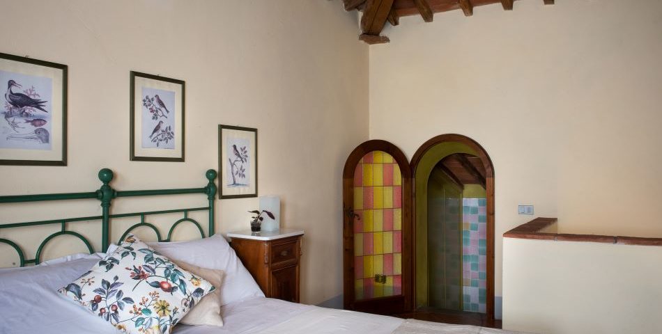 Casa Fabbri Bedroom 5 coloured window Annex