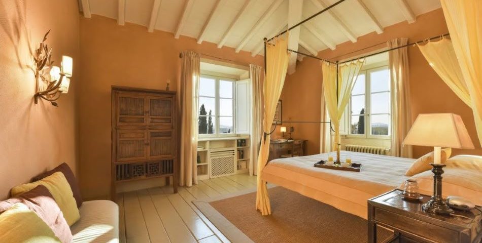 Villa Maremma Tuscany Orange Room