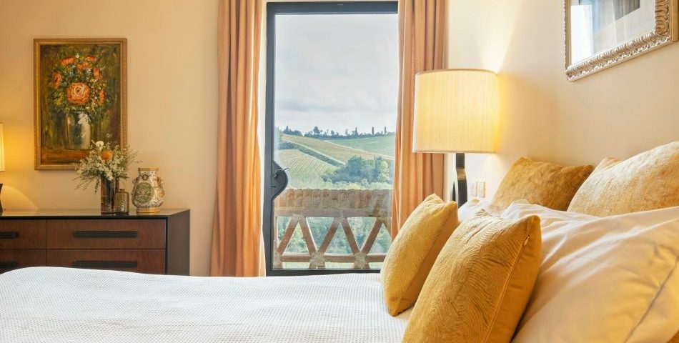Chianti villa pianella tuscany bedroom detail