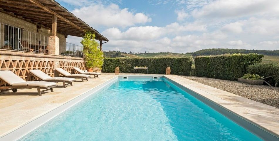 Chianti villa pianella tuscany pool side