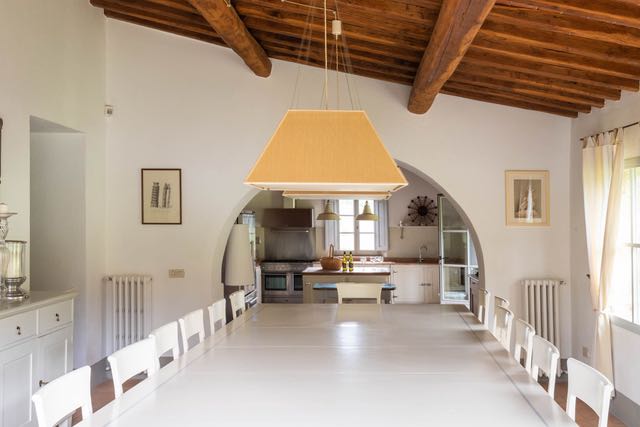 Greve in Chianti villas for rent Dining room