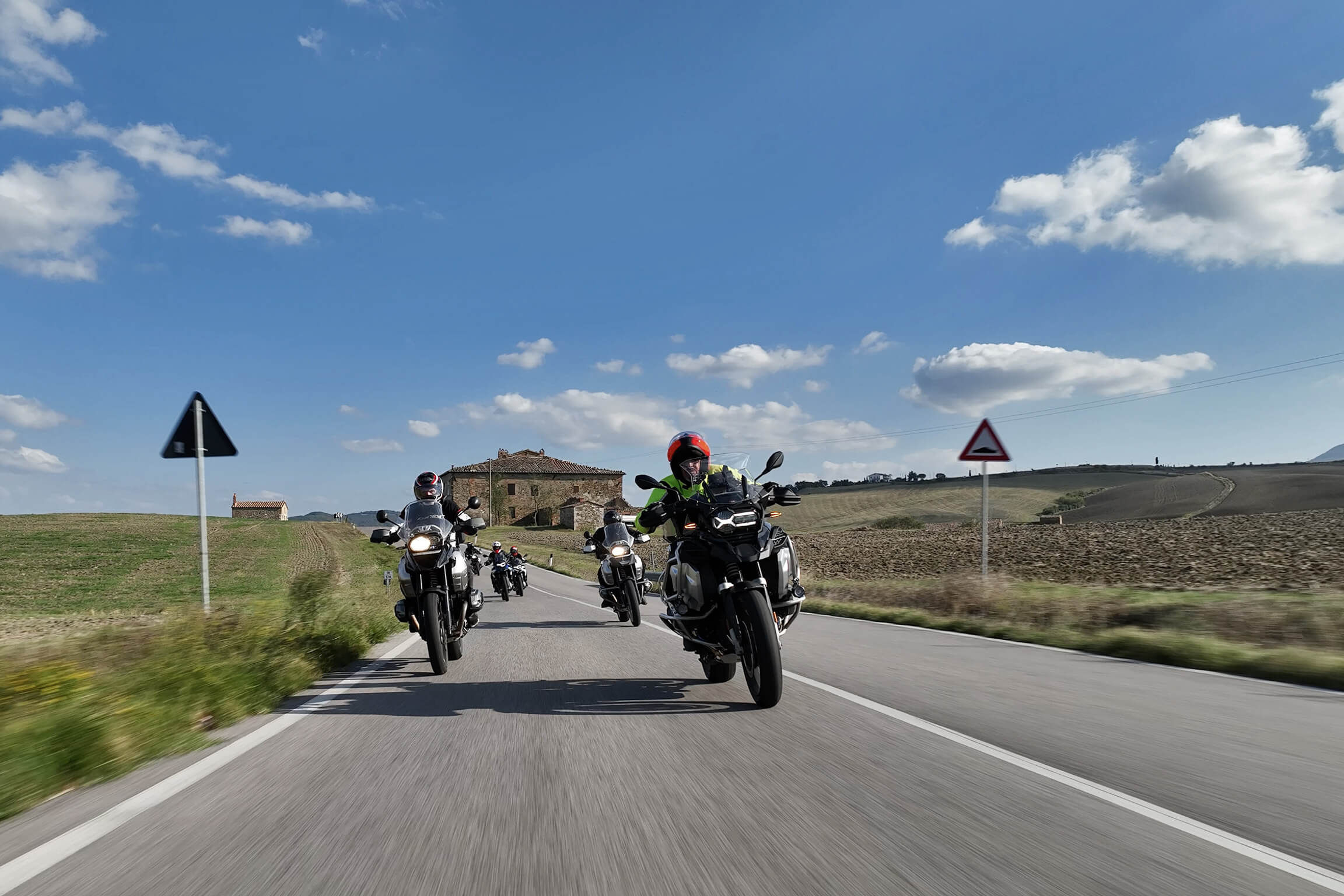 Rider on an Italian Tour by Moto California