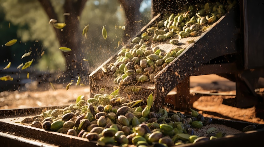 Olive harvesting and pressing in Tuscany