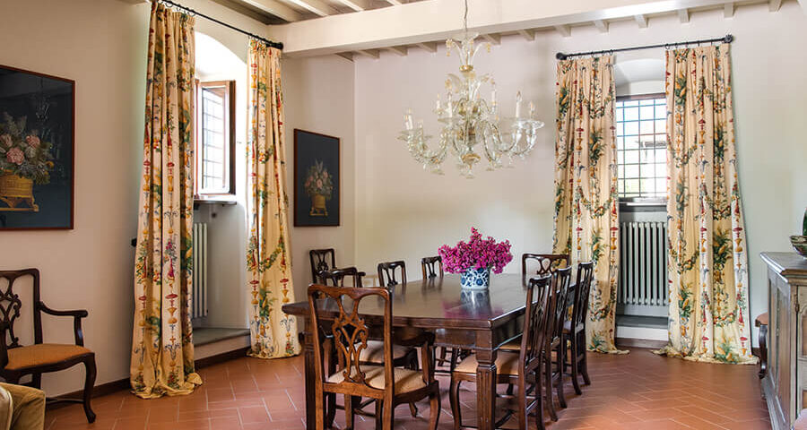 Florentine Villa in Tuscany Dinning Room