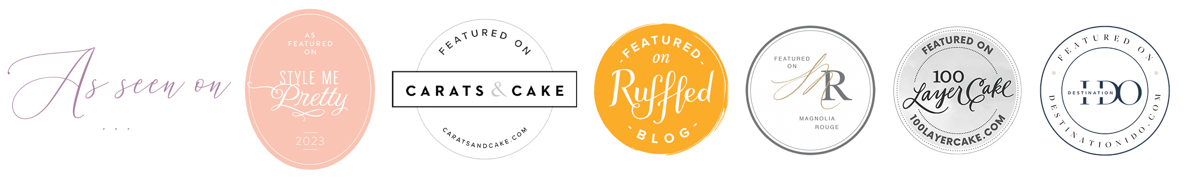 wedding badges of Tuscandream 2