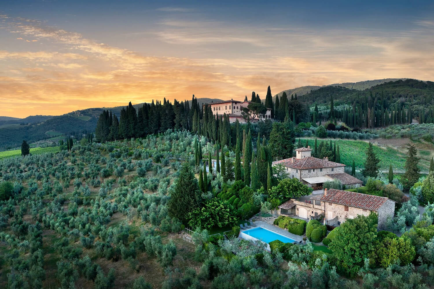 best places to get married in Tuscany Vignamaggio Chinati